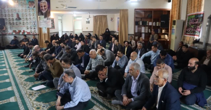  حضور سرپرست  شرکت خدمات حمایتی کشاورزی  استان گلستان در برگزاری مراسم سوگواری شهادت امام جعفر صادق (ع) در سازمان جهاد کشاورزی گلستان