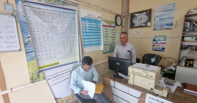 بازدید از کارگزاری کود شاپور شریف نیا در شهرستان آق قلا