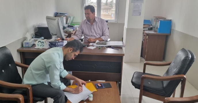 بازدید از کارگزاری کود تعاونی روستایی صحرا در شهرستان آق قلا