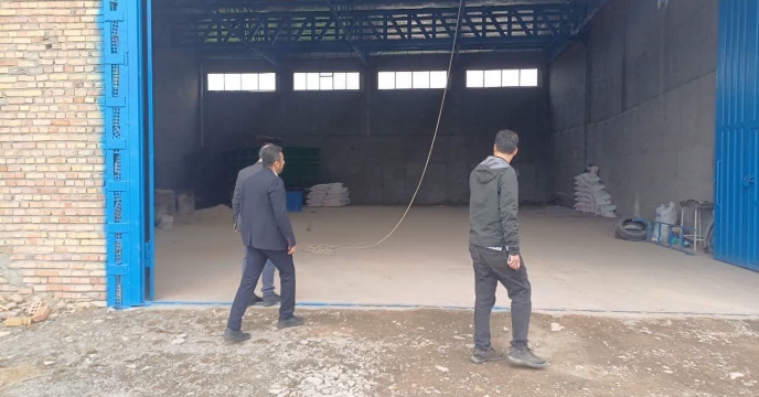 بازدید از انبار متقاضی جدید عاملیت کود توزیع کود مهرداد مزیدی در شهرستان علی آباد کتول