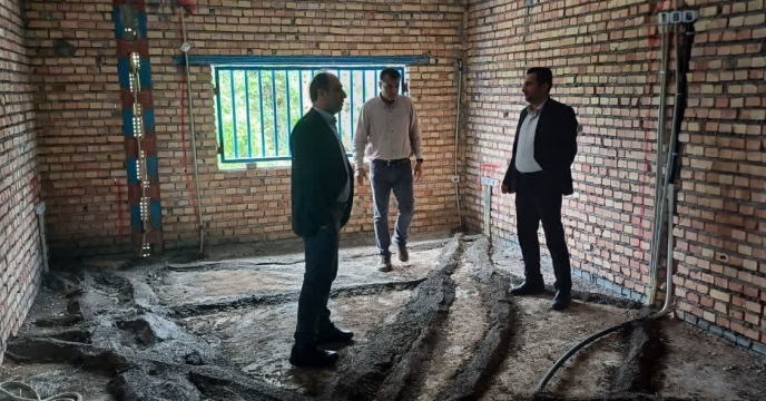 بازدید از انبار جدید کارگزاری کود جعفر برزمینی در شهرستان رامیان