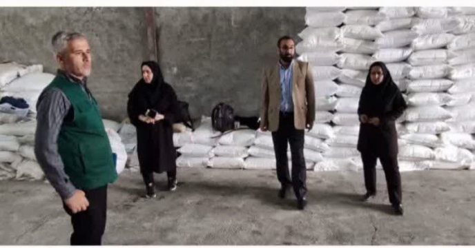 بازدید کارگروه نظارت و بازرسی  کود استان  از کارگزاری کود شاملو در شهرستان مینودشت
