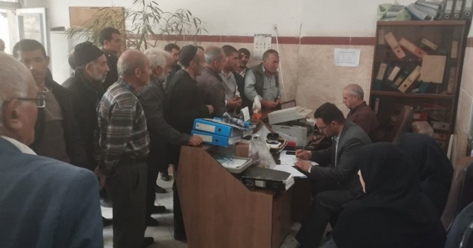 بازدید از انبار و دفتر توزیع کود کارگزاری‌روستای مایان توسط گروه پایش کود استان آذربایجان شرقی