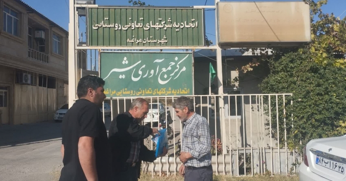 نظارت بر توزیع کودهای کشاورزی در شهرستان مراغه توسط گروه پایش شرکت خدمات حمایتی کشاورزی آذربایجان شرقی