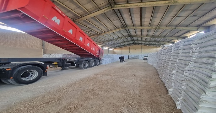 حمل و توزیع کود کشاورزی اوره به میزان 900تن به انبار کارگزاران شهرستان کارون