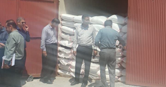 بازدید اکیپ پایش استان شرکت ازانبارکارگزاری آقای یحیی باباراری شهرستان دیواندره