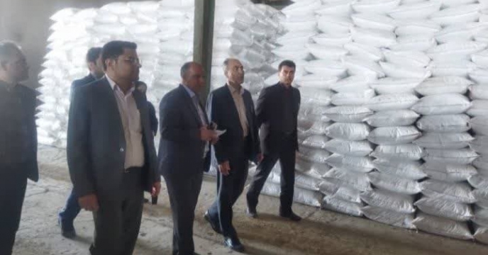 بازدید معاون تولیدات گیاهی و مدیران زراعت و باغبانی سازمان جهاد کشاورزی استان تهران از انبارهای سازمانی شرکت