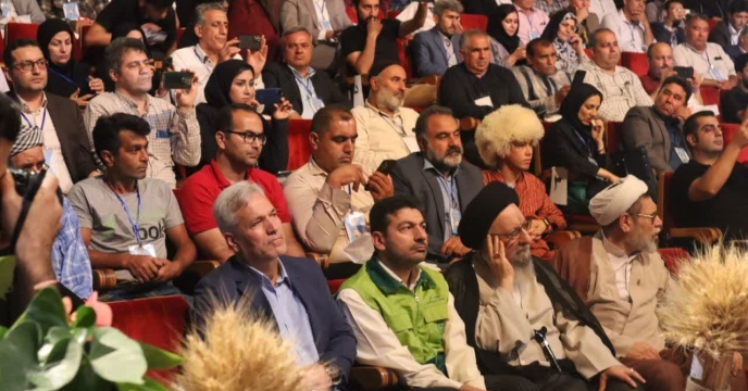حضور مدیرو کارکنان و کارگزاران  شرکت خدمات حمایتی کشاورزی  استان گلستان  در مراسم تجلیل از برگزیدگان بخش کشاورزی گلستان