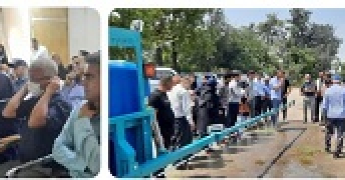حضور  کارشناسان فنی  شرکت خدمات  حمایتی   کشاورزی  در  کارگاه  آموزشی پیشگیری از عارضه غلاف بندی  سویا در گلستان