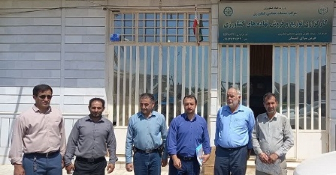 بازدید از کارگزاری کود تعاونی  تولید خرمن سرای گمیشان