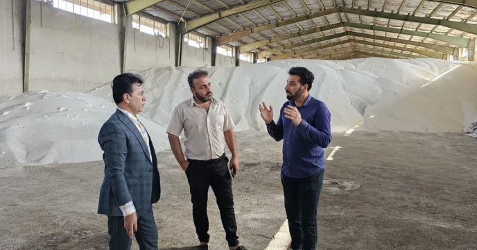 بازدید مدیر شرکت خدمات حمایتی کشاورزی استان گلستان از انبار  فاضل آباد گلستان