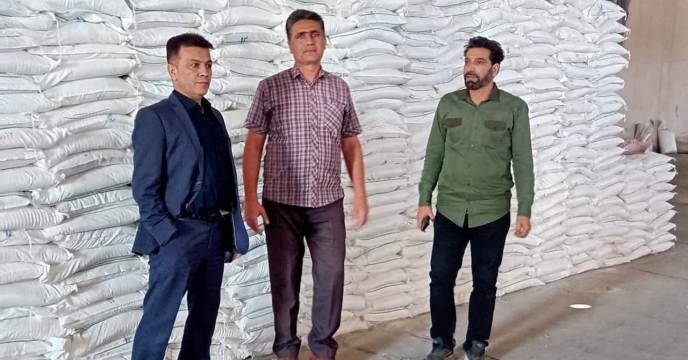بازدید  مدیر شرکت خدمات حمایتی  کشاورزی  استان  از انبار چای بوئین  گنبد
