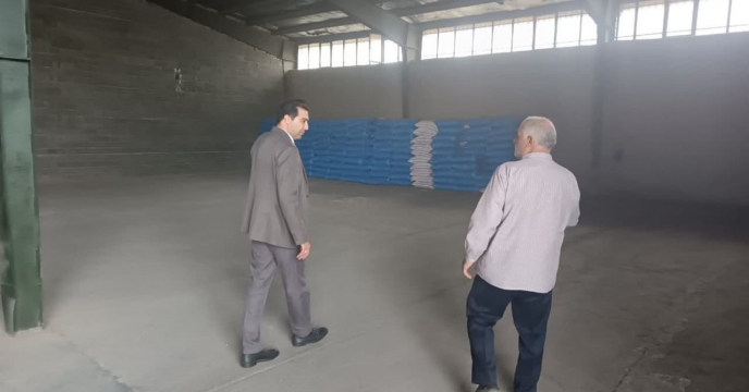 بازدید کارشناسان فنی از انبار اتحادیه شهریار