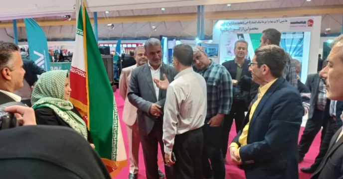 بازدید مهندس  سنگدوینی نماینده  مجلس شورای اسلامی شهرستانهای آقا قلا و گرگان از غرفه شرکت خدمات حمایتی کشاوری استان گلستان