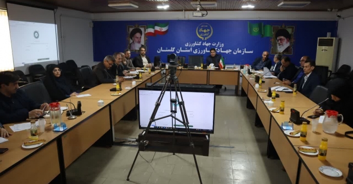 حضور شرکت  خدمات حمایتی  کشاورزی استان در جلسه کشت قراردادی  گندم