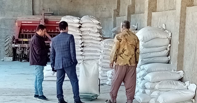 بازدید مدیر شرکت  خدمات حمایتی  کشاورزی از کارگزاری  های  کود  شهرستان کلاله