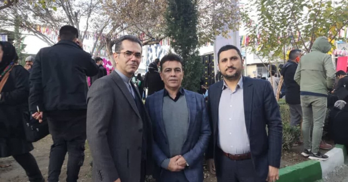  حضورمدیر شرکت خدمات حمایتی کشاورزی استان گلستان در معیت معاونین ، روسای ادارات  در استقبال  ریاست جمهوری