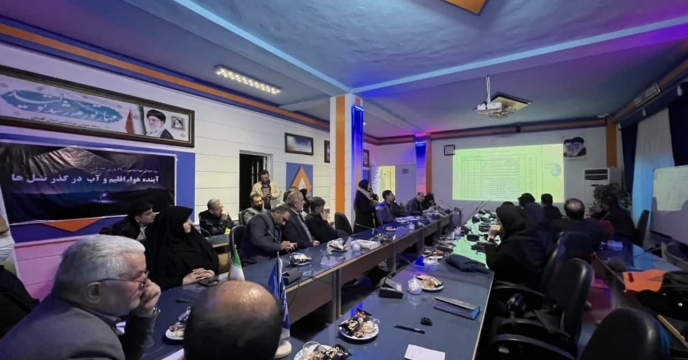 حضور  کارشناس  دیسکاشن هواشناسی شرکت خدمات  حمایتی  کشاورزی   در  معیت کاروان ترویح سازمان جهاد  کشاورزی   در اداره  کل  هواشناسی استان گلستان