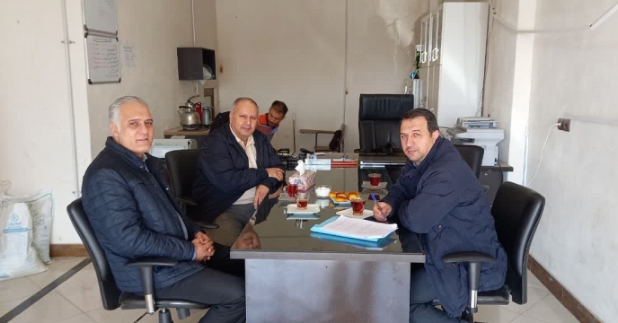  بازدید مدیر شرکت خدمات حمایتی کشاورزی استان گلستان از کارگزاری کود در شهرستان  گنبد 