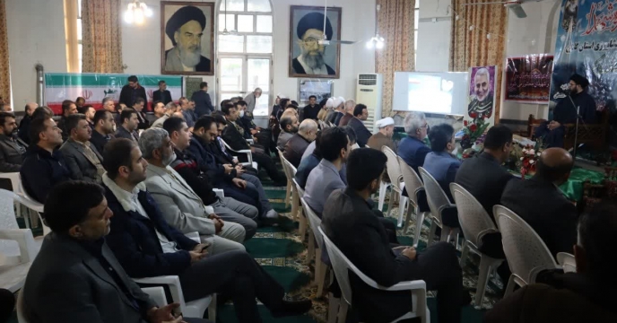 حضور جمعی  از  کارکنان  شرکت خدمات حمایتی  کشاورزی  استان گلستان در یاد واره شهداء خانواده  بزرگ جهاد کشاورزی  استان گلستان