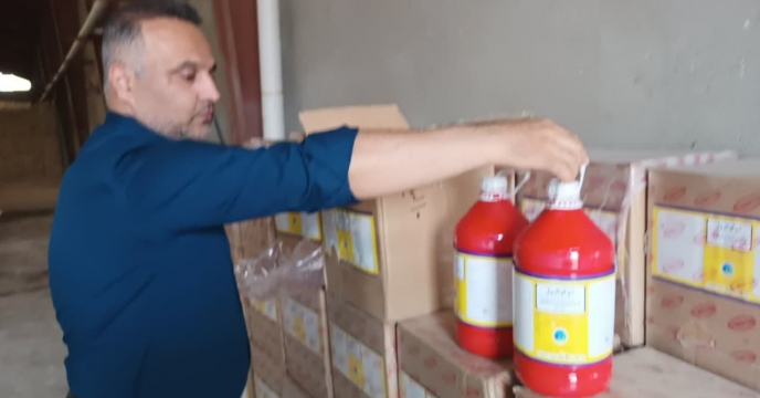 ارسال 130 لیتر سم قارچ کش ضدعفونی بذر گندم تبوکونازول FS6%به شرکت خدمات حمایتی کشاورزی  استان خراسان جنوبی