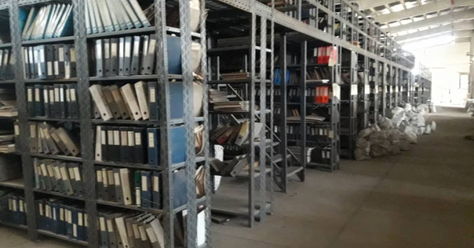بازدید نماینده مجتمع از بایگانی راکد شرکت خدمات حمایتی کشاورزی البرز 