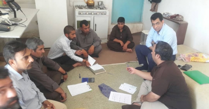 حراج حضوری فروش مواد حاصل از بوجاری بذور گندم و جو در انبار ایرانشهر