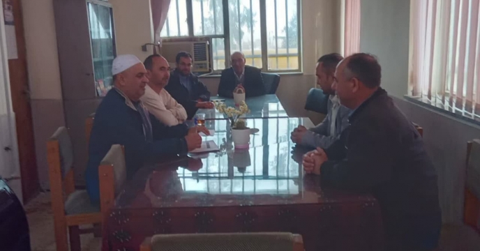 حضور در جلسه کمیته فنی مرکز جهاد کشاورزی سیمین شهر شهرستان گمیشان