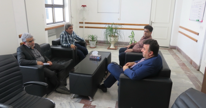 دیدار مدیرجهادکشاورزی میاندورود با مدیر مازندران