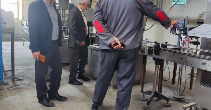  بازدید مدیر حراست سازمان جهاد کشاورزی استان البرز از مجتمع شیمیائی آبیک