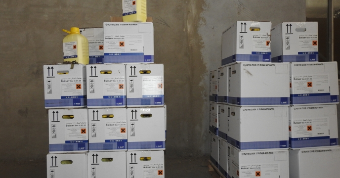 بازاریابی و فروش 240 لیتر سم تاپیک در استان البرز