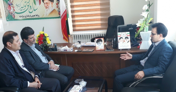  دیدار مدیر شرکت خدمات حمایتی کشاورزی استان گلستان با  فرماندار شهرستان  مراوه تپه