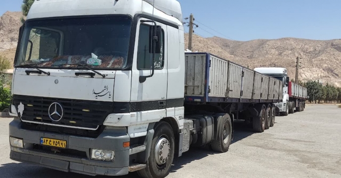 حمل کودهای سوپرفسفات تریپل به استان سمنان