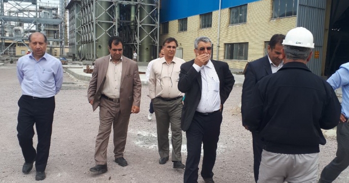 بازدید از چرخه تولید کود سولفات آمونیوم در پتروشیمی ارومیه