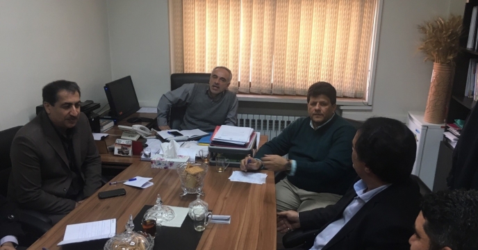برگزاری جلسه با مدیر باغبانی سازمان   