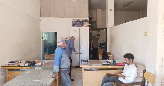 پایش حضوری از کارگزاری شرکت تعاونی روستایی تیر