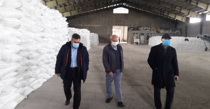بازدید مدیریت و معاونت از انبار سازمانی 