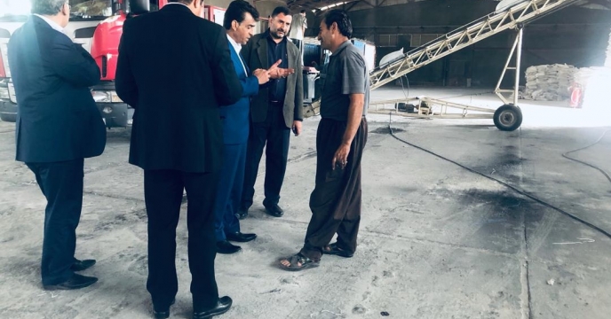 بازدید از انبار سازمانی در زاهدان