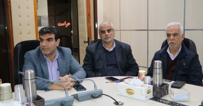 جلسه مدیر شرکت خدمات حمایتی کشاورزی لرستان با مدیریت زارعت استان لرستان