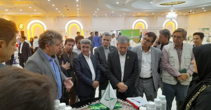 بازديدمدیران سازمان در همایش بازاريابي و فروش شرکت خدمات حمايتي کشاورزي در جبيرفت