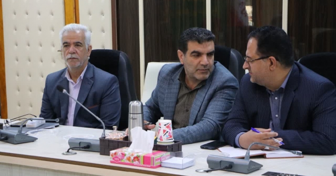 دیدار مدیر شرکت خدمات حمایتی کشاورزی لرستان باکارگزاران توزیع کودهای شیمیایی شهرستان  بروجرد