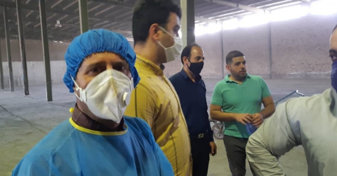 بازدید مدیر از انبار مرکزی استان سمنان