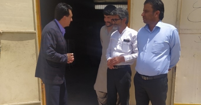 بازدید مدیر شرکت خدمات حمایتی کشاورزی از انبار تعاون روستایی زهک