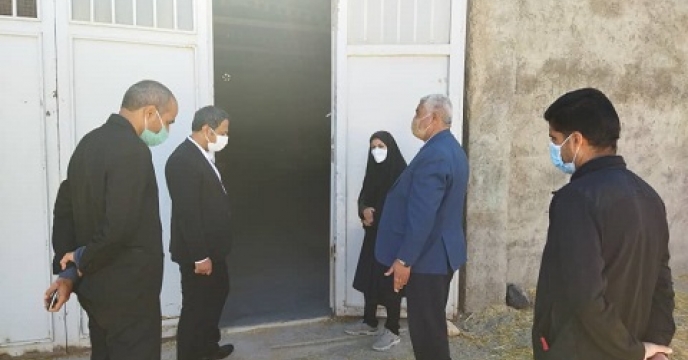 بازدید مدیر شرکت از انبار کارگزاری طاهر سربیشه 