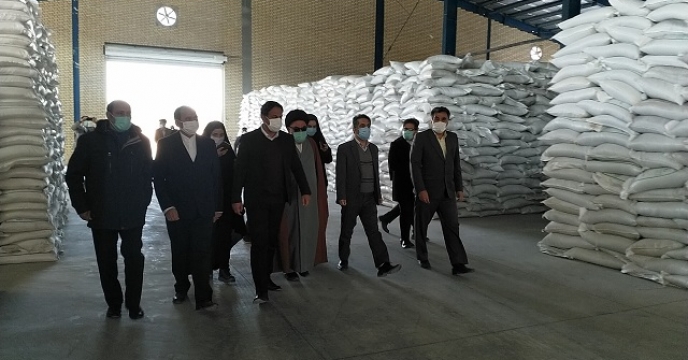بازدید معاون هماهنگی امور اقتصادی استانداری و هیئت همراه از انبار مرکزی خراسان جنوبی