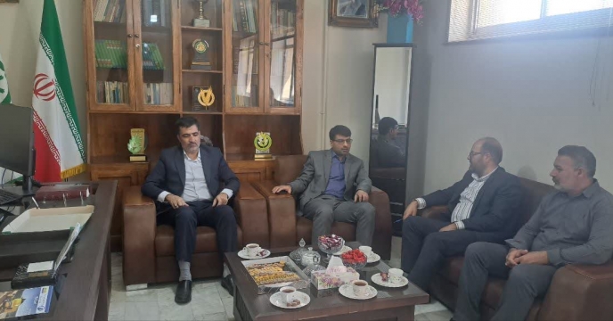 جلسه هم اندیشی مدیر حراست سازمان جهاد کشاورزی استان اصفهان با مدیر شرکت خدمات حمایتی کشاورزی استان اصفهان