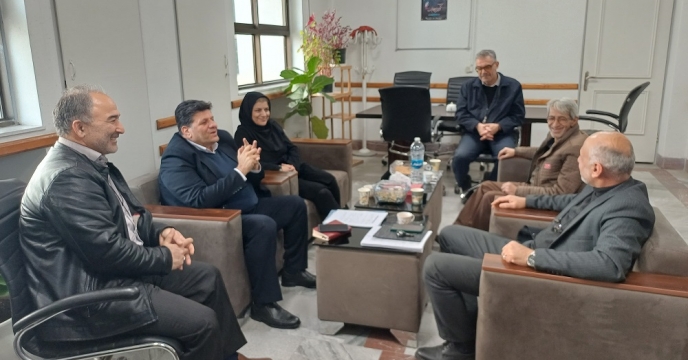 حضور معاون امور ماشین ها و ادوات کشاورزی در دفتر مدیریت شرکت خدمات حمایتی کشاورزی استان مازندران