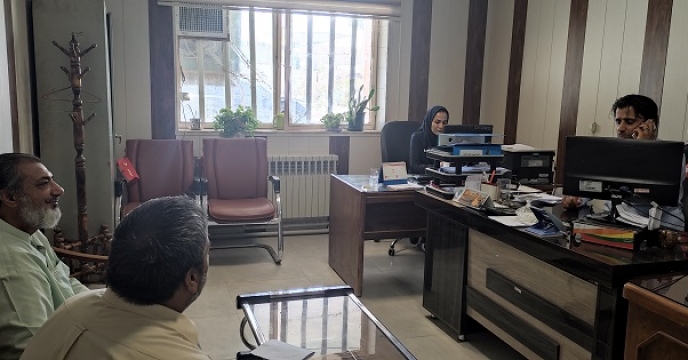 جلسه مسئول بازرگانی با کارگزاران روز دوشنبه 1402/04/19