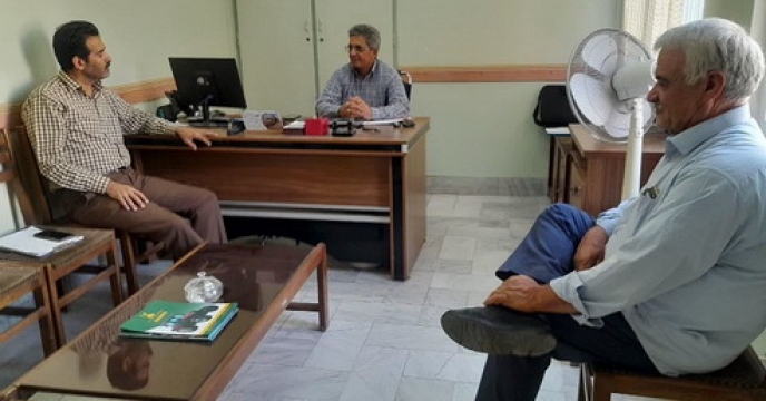 برگزاری جلسه با حضور رییس اداره فناوری مکانیزه در شرکت خدمات حمایتی کشاورزی استان مرکزی