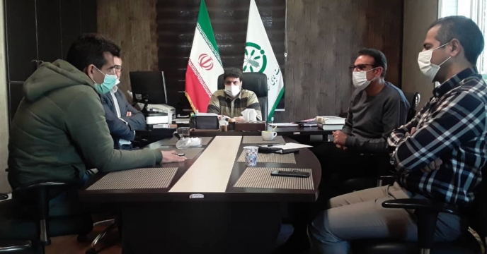 جلسه ی مشترک مدیر شرکت خدمات حمایتی کشاورزی  با همکاران بازرگانی ، فروش،مالی ،حراست و انبارداران شرکت خدمات حمایتی شعبه لرستان به منظور برنامه ریزی جهت انبار گردانی ۱۴۰۰